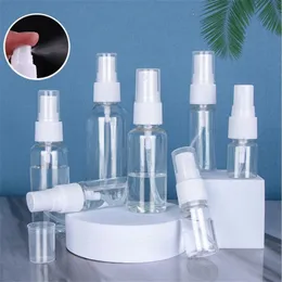 5ml 10ml 20ml 30ml 50ml 60ml 100ml 120ml Refillable Plastic Fine Mist Perfume Bottle Make up Clear Empty Spray Bottles Cosmetic PET Container