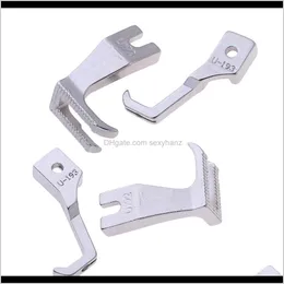 Notions Tools Apparel Drop Delivery 2021 2 U192 U193 Welting Piping Walking Presser Foot Set Hine Spare Parts Sewing Accessories X0Sph