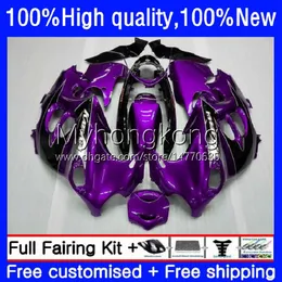 Suzuki Katana GSXF750 için OEM gövdesi GSXF 600 750 CC 1998 1999 2000 2001 2002 17NO.83 GSX600F GSX750F Mor Siyah 98-02 GSXF-600 600CC 750CC GSXF600 98 99 00 01 02 PERAVER