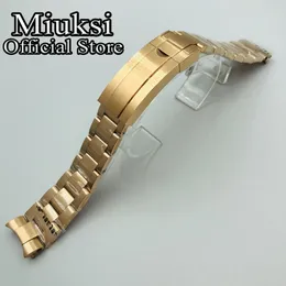 20mm Rose Gold Zegarek Ze Stali Nierdzewnej Zegarek Składany Fit 40mm Watch Case Pasek Mens