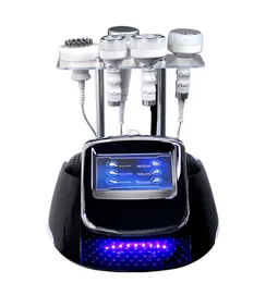 Bärbar Multi-Function Slimming Machine Face Lift 80k Ultraljud Kavitation 5D Carving Instrument RF Vakuum Skönhetsutrustning