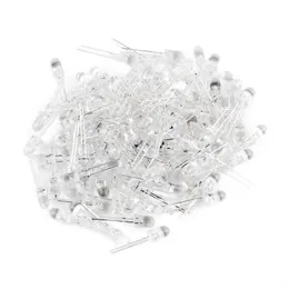 Lekkie koraliki ICOCO Super oferty sprzedażowe 100pcs 5 mm białe ultra jasne lampy LED Emiting Diodes 15000MCD