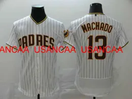 Men Women Youth New Manny Machado #13 2021 Jersey Stitched Jerseys XS-5XL 6XL