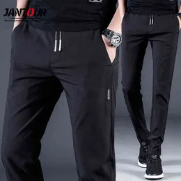 jantour-pantalones 비공식적 인 para hombre pantaln delgado de trabajo con contura elstica talla grande 38 Primavera y 0124