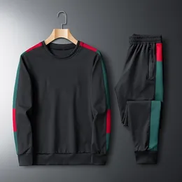 21SS Luxurys 디자이너 남자의 tracksuits 패션 고품질 봄과 가을 망 디자이너 스웨터 럭셔리 까마귀 인쇄 면화 운동복 남성 의류