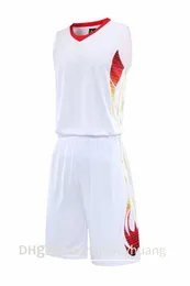 Sconto economici set da basket da allenamento per uomo con pantaloncini uniformi maglie da basket reversibili per kit look da casa e da trasferta Sport A33-7