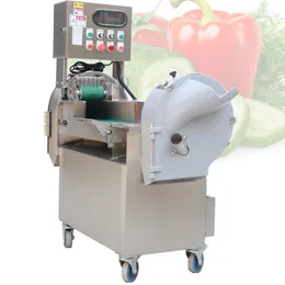 220V электрическая электрическая нержавеющая сталь овощная резка машина коммерческий картофель для резака для резки промышленного картофеля