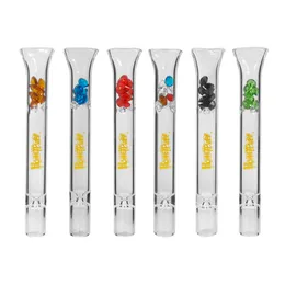 HONEYPUFF Diamond Glass Smoking Pipe 103 mm lange Glaszigarette One Hitter Pipe Mini tragbare Glasröhre zum Rauchen