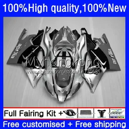 Kodu Naneli RV60 RSV 1000 R 1000R RSV1000R Mille 03-06 Vücut 9NO.121 RSV1000RR 2003 2004 2005 2006 RSV1000 RSV-1000 R RR 03 04 05 06 MOTO Gri Gümüş Fairing Kiti