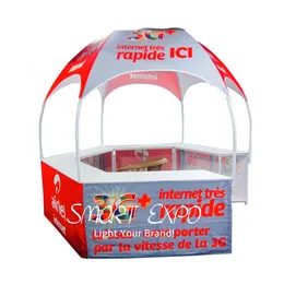 Reklam Display Dome Tent 10x10 för försäljningskampanj med Custom Full Color Printing Graphics