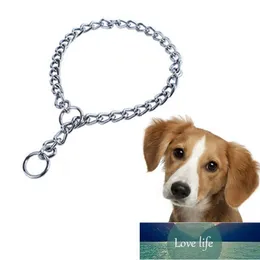 Stainless Steel Metal Pet Dog Training Choke Collar Slip Snake Chain Collars For Golden Retriever Dog Large Necklace Wholesale Factory price expert design Quality