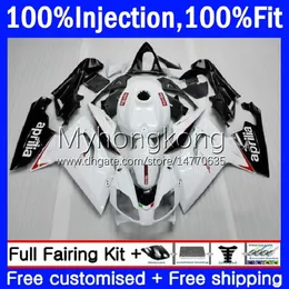 حقن Fallenings for Aprilia RS-125 RSV RSV 125 RS 125 RR 125RR RSV-125 12-16 12NO.13 RSV125 RS125 R 2012 2013 2014 2015 2016 RSV125RR 12 13 14 15 16 OEM Bodys Blk أبيض حار