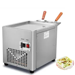 "Commercial Electric Ice Cream Yogurt Roll Machine - Make Delicious Fried Yogurt, Smoothies, and Fruit Treats with this Professional Maker"