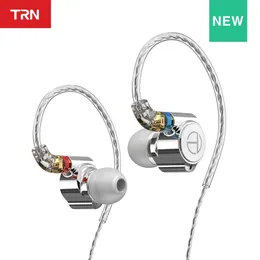 TRN TA1 Hi-Fi 1BA + 1DD Hybrid (Knowles 33518,8 mm Dynamisk) In-Ear hörlurar HiFi Bass Metal Monitor Running Sport Headphone