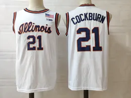 Basquete Illinois Fighting Illini Basketball Jersey 21 Kofi Cockburn 11 Ayo Dosunmu Virginia Cavaliers 5 Kyle Guy