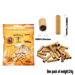 Sigara tutucu, 5 mm filtre ucu ve bir çantada 150 adet ile kahverengi torba ile paketlenmiştir