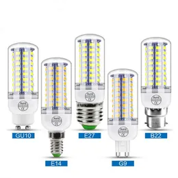 8PCS 220V E27 LED-lampa G9 LED-lampor Ljuslampa E14 Corn Lampor GU10 3W 5W 7W 9W 12W 15W BOMBILLA B22 ljuskrona belysning 240V D2.0