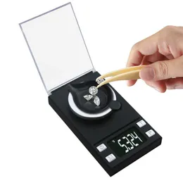 High Precision 0.001g 100g Electronic Jewelry Lab Scales Diamond Gold Germ Medicinal Pocket Digital Milligram Scale Balance 210927