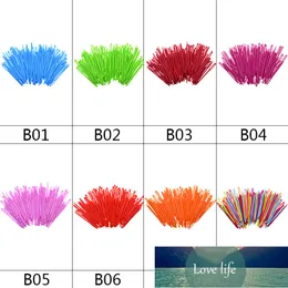 100Pcs 7cm Plastic Sewing Needles Knitting Crochet Hooks Tapestry Wool Yarn Needles Children DIY Sweater Weaving Tools