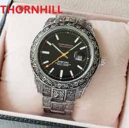 Men's montre de luxe quartz watches classic Day-Date watch 42mm all stainless steel waterproof super Popular Casual Fashion Luxury wristwatch