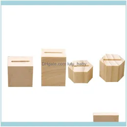 Imballaggio Jewelrypair Of Wood Ring Espositore Supporto per coppia Staffa Rack Borse per gioielli Borse Drop Delivery 2021 Ljwpr