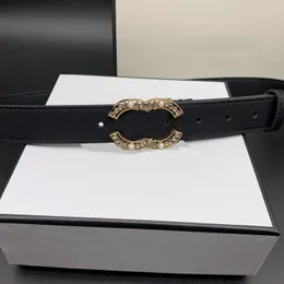 2021 Fashion women Belt Luxurys Designer Leather High Quality Letter Buckle Men Womens Belts Waistband With Box Gurte 2 colors