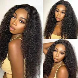 Indisk Jerry Curl Weave Kinky Curly 4 Bundles Mongoliska Curls Hårbundar Virgin Hair Extension 100g Naturlig Svart Färg 10 12 14 16 18 18 tum 30 34 36 38 38 40inch