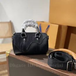 Borse da donna di lusso Borse da donna blu nere Borsa a tracolla singola da donna con pacchetto cilindrico Borse con cuscino moda Portafogli con pochette casual