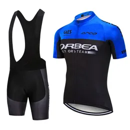 Summer Men's Bicycle Clothing Short-sleeved Cycling Jersey Comfortable Breathable Bib Shorts Suit Orbea Racing Sets