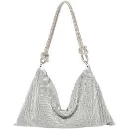 Diamant axelväskor för kvinnor Rhinestone Evening Clutch Luxury Handbags Designer Totes