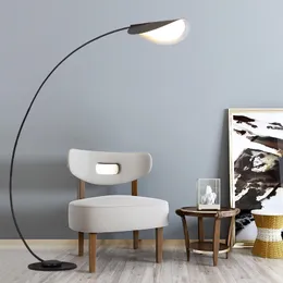 İskandinav Minimalist Tasarımcı Zemin Lambaları Yaratıcı Atmosfer Oturma Odası Çatlak Çizgisi Balıkçılık Zemin Lambası Çalışma Dekorasyon Işıkları