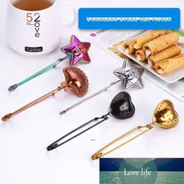 Stainless Steel Tea Strainer Seasoning Tea Infuser Star Shell Oval Round Heart Shape Coffee Tea Filter Balls Kitchen Tools OWA6868 Factory price expert design