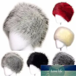 Vinter tjockna varm faux päls hatt rysk utomhus skidlock mode mjuka bekväma kvinnor avslappnad ren färg mössor present fabrik pris expert design kvalitet senast