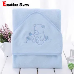 wholesale 100% bamboo fiber super soft and comortable 90x90cm 345gsm baby towel hooded infant 210728