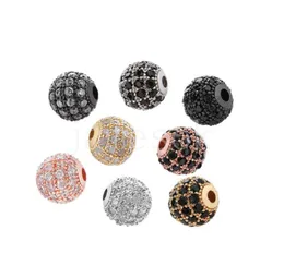 8mm Azorite Bead DIY Ornament Micro Diamond Set Round Hand Pärlor Stylishly Designad Handpärlor Ornaments Bra och billig konst DB714