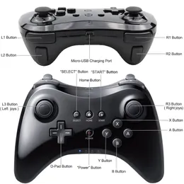 Nintendo Wii U Pro Controller Wireless Bluetooth Gamepad