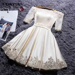 Bandage Summer Dress Women Sexy Slash Neck Wedding Bride Long Party vestidos de mujer Casual Slim Lace Plus Size Clothing 210331