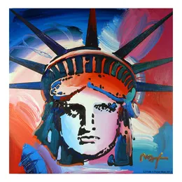 Liberty Peter Max malarstwo Plakat Plakat Home Decor Oprawione lub Unframed Fotopaper Materiał