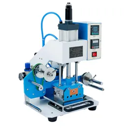 Pneumatic Tools 518-A Stamping Machine Leather Creasing Transfer LOGO High Precision Automatic Roll Paper