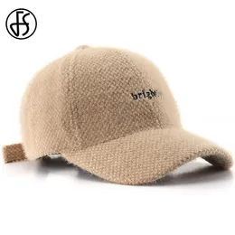 FS Autumn Windproof Cashmere Baseball Caps Trendy Streetwear Face Cap For Women Plus Velvet Warm Men Hat Gorras Para Mujer