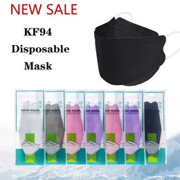 Adult Disposable Face Masks Willow Leaf Type 4-layer Protective Mask