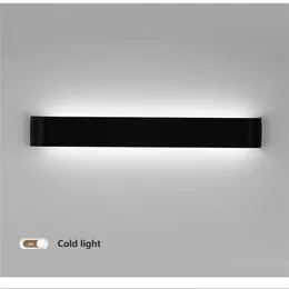 LED 야간 램프 현대 sconce 가로 위쪽 및 아래로 벽 마운트 조명 실내 허영 바 조명 침실 따뜻한 빛