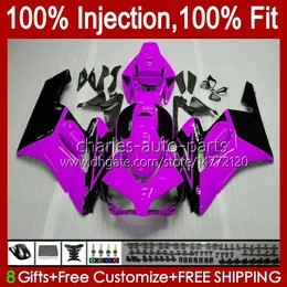 Injection Mold Fairings For HONDA CBR-1000 CBR 1000 CBR1000 RR CC 2004-2005 Bodywork 52No.42 1000CC CBR1000RR 04 05 CBR 1000RR 2004 2005 OEM Purple blk Fairing Kit