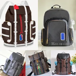 2023 mens backpack Christopher school bag Basketball Geninue Leather travel sport outdoor backpacks designers large bags