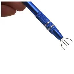 Ic Extractor Electronic Components Blue Four-claw Pick Up Pen Hand Tool  Chip Pick Up Ic Pick Up Phone Repair Tool Ic Chip Pick Up Screw Precision  Electronic Component Parts Pick Up Capacitor