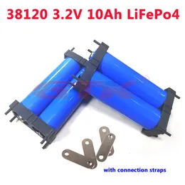 38120 lifepo4 3.2v 10Ah energy storage batteries 30A discharge for diy 12v 24v 36v 10Ah battery pack + holder connector