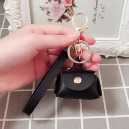 2022New Moda Ladies PU Leather Mini Portfel Key Holder Monety Torebka Torba Sprzęgła Highkeeper Brelok Keychain Małe torby torebki