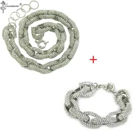 Iced out aaa cz twisted oval kubansk länk kedja halsband koppar smycken zirkon för män hip hop 12mm stor lås guld färg metall x0509