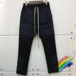 Spodnie męskie 2021FW Mężczyźni Kobiety Wysokiej jakości multi-pocket Sznurek Zipper Cargo Kombinezony Spodnie