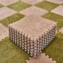 10 pezzi/lot baby gioca in schiuma Eva sviluppando tappeto puzzle pavimenti morbido tappeto per bambini che strisciano decorazioni per la stanza dei registi antissumi 210402